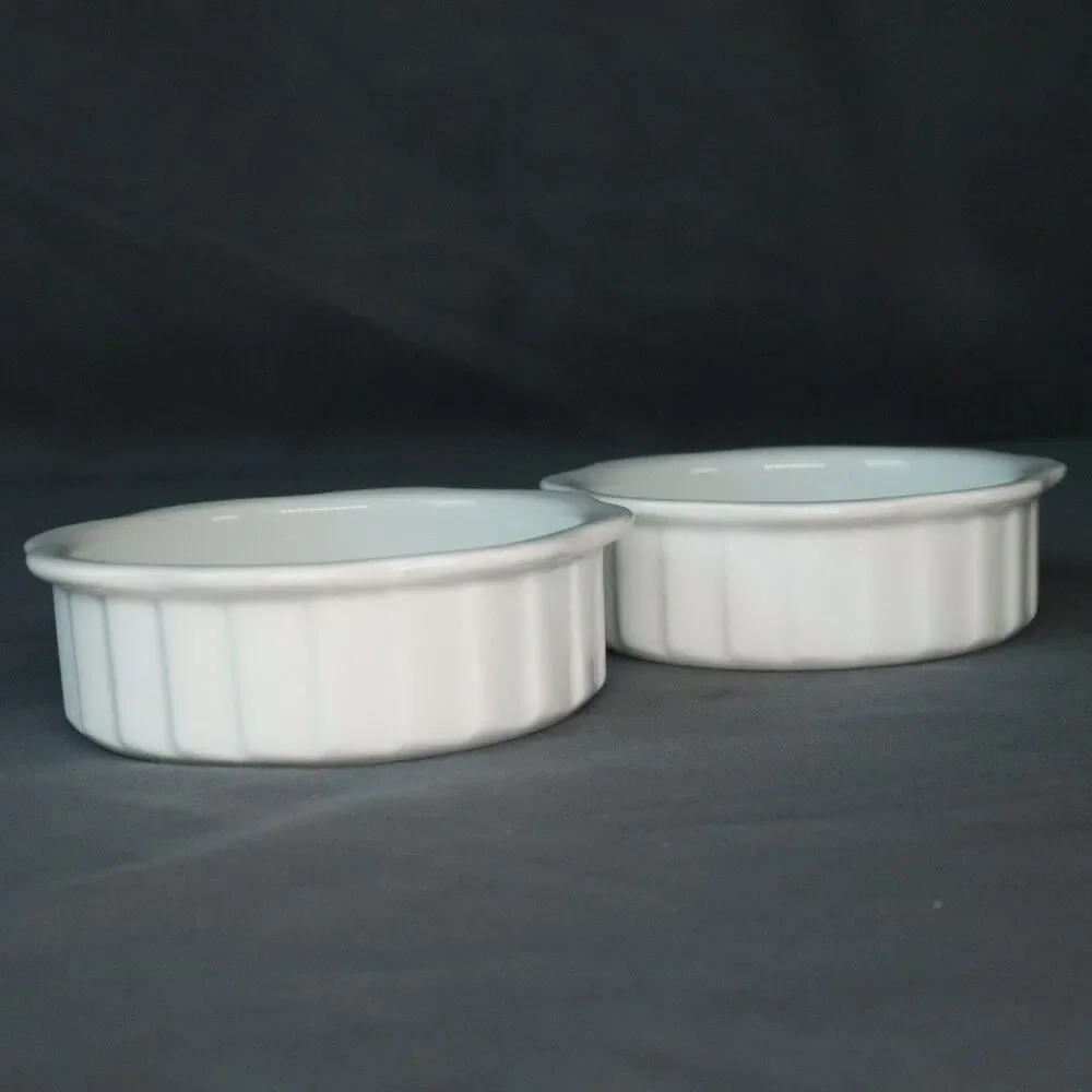 Trivet set of 2 XCELL brand but looks like french white pyrex 3.5